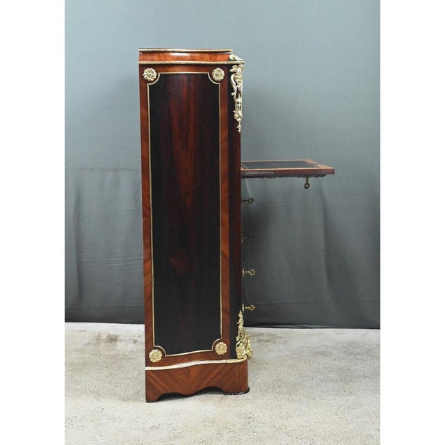 Mid-19th Century Napoleon III Wooden Secretary For Sale - Image 15 of 18