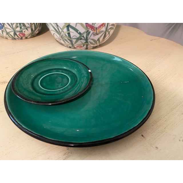 36 French Varages Jade Green Dishes Set For Sale - Image 11 of 11