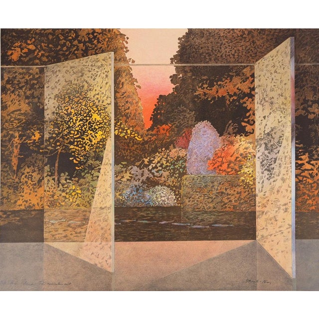 Pierre Garcia-Fons, View from the Window, Lithograph For Sale - Image 7 of 7