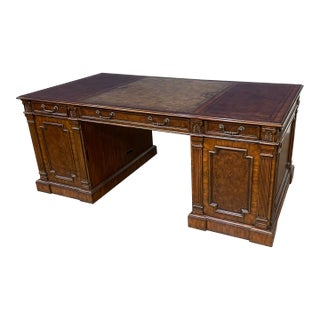 Traditional Maitland-Smith Partners Presidential Desk For Sale
