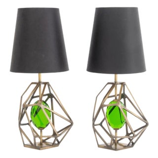 Koket "Gem" Table Lamps, Pair For Sale