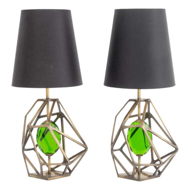 Koket "Gem" Table Lamps, Pair For Sale
