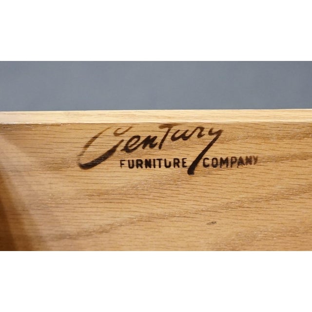 Wood Century Furniture Italian Mediterranean 34" Three Drawer Chest Nightstand 7212/356 For Sale - Image 7 of 11