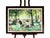 An impressionism Paris Cabaret Pating, Guinguette au bord de la Marne, depicting a coffee shop scenario in a garden ( A...