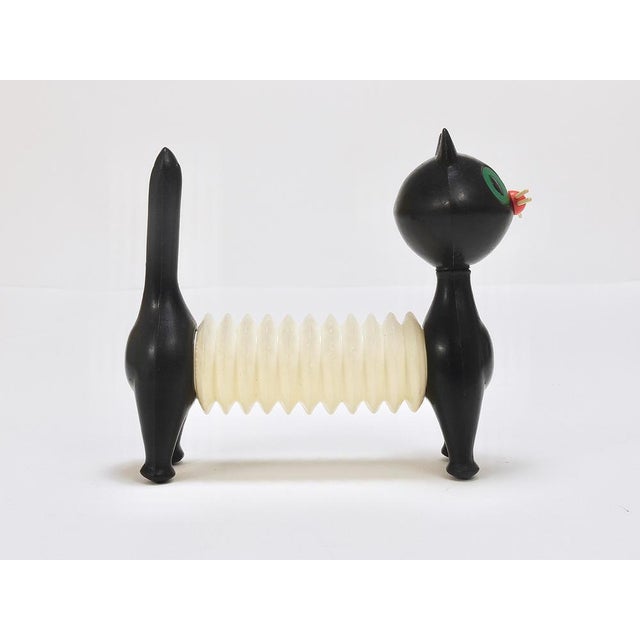 1960s Liba Accordion Toy Cat by Libuše Niklová for Fatra, Former Czechoslovakia, 1963 For Sale - Image 5 of 18