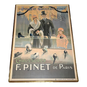 1920s French Art Deco Advertising Poster, By Ribet