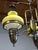 Large Vintage Three-Light Chandelier in Brass with Iron and Glass, 1970s For Sale - Image 9 of 18