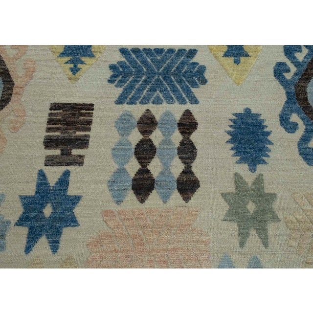 Turkish Kilim Oriental Handmade Flatweave 9'3" x 12'6" #18584 For Sale In Houston - Image 6 of 8