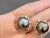 Bochic "Orient" Vintage Pearl & Multi Fancy Sapphire Earrings Set 18K Gold&Silver For Sale - Image 16 of 18