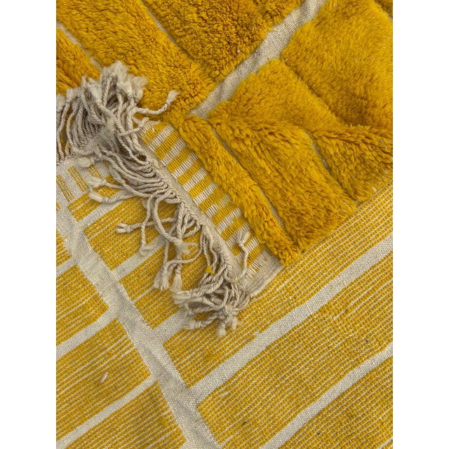 Vintage Hand-Knotted Moroccan Mrirt Rug, 2010s For Sale - Image 9 of 11