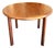 Danish Mid Century Modern Extending Teak Round Dining Table c.1960 For Sale