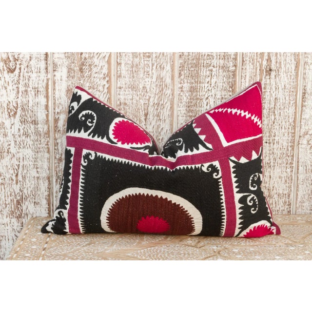 Amina Gul Suzani Lumbar Pillow For Sale - Image 9 of 9