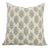Fabdivine Linen Blend Throw Pillow Cover Handmade Block Print, Samrat- 22x22 For Sale