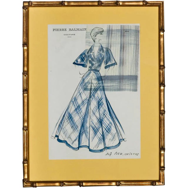 "Pierre Balmain Couture- #107 New Orleans" For Sale
