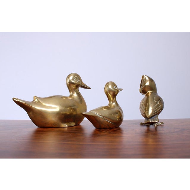 Baccarat Brass Bird Figurines, 1970s, Set of 3 For Sale - Image 4 of 13