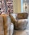 Pair Nautilus Swivel Club Chairs attributed to Directional For Sale - Image 15 of 16