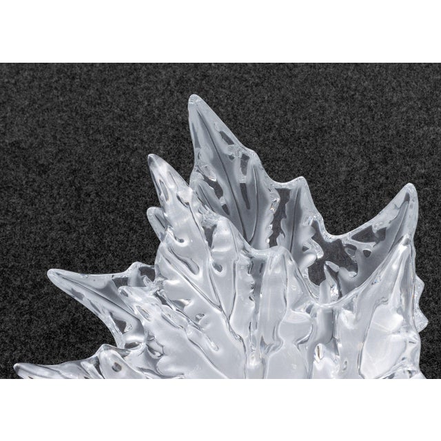 Pair of Lalique Crystal and Chrome "Champs Elysees" Wall Sconces For Sale In New York - Image 6 of 13