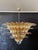Palmette Ceiling Light in Amber and Trasparent Glasses, 1990 For Sale - Image 13 of 18