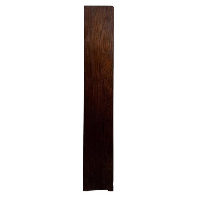 20th Century Edwardian English Oak Open Bookcase, 1890s For Sale - Image 6 of 12