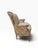 French Provincial Wesley Hall Louis XVI Style Upholstered Bergère Chair For Sale - Image 3 of 14