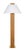 Craftsman Floor Lamp, Natural Oak Veneer For Sale In Los Angeles - Image 6 of 6