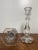 1990s Vintage Pair Clear Glass Crystal Candlesticks 7.5" Hexagon Base Taper Holders For Sale - Image 5 of 11