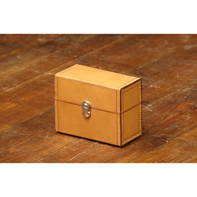 Leather Bottle Set, 1920s, Set of 3 For Sale - Image 4 of 7