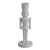 Tiler 8" White Nutcracker Taper Candle Holder For Sale