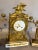 A beautiful French LOUIS XVI clock set that consist of a table / mantle clock with two candelabras. The candelabras are...
