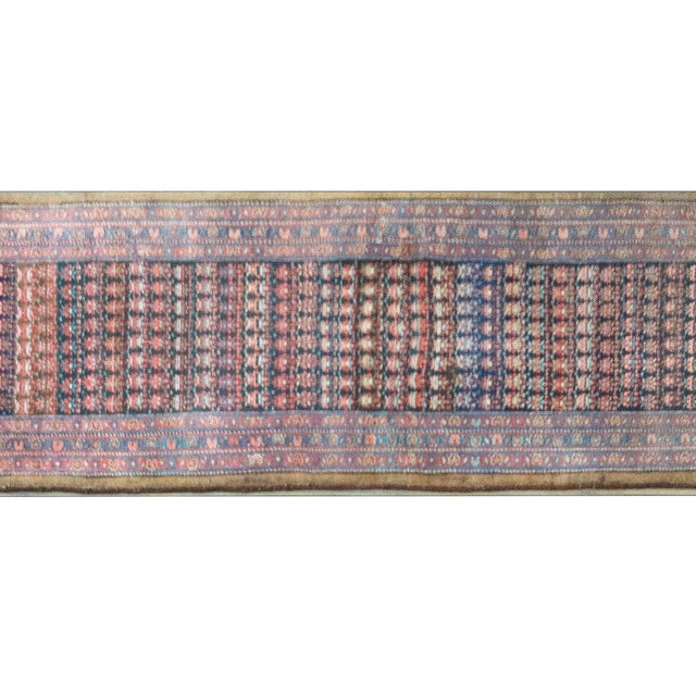 Early 20th Century Persian Bidjar Runner For Sale In Chicago - Image 6 of 14