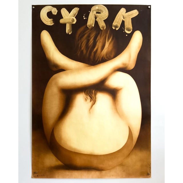 Circus Original Circus Poster by Jerzy Czerniawski, 1978 For Sale - Image 3 of 8