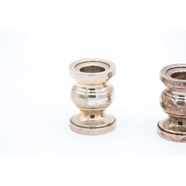 Silver Candlesticks, Set of 2, in Very Good conditions. Designed 1980 to 1989 This piece has an attribution mark, I am...