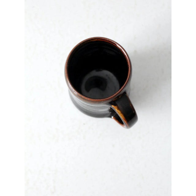 Vintage Studio Pottery Mug For Sale - Image 9 of 11