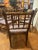 Set of 6 Vintage Fretwork Dining Chairs. (5 Side Chairs and 1 Arm Chair) For Sale - Image 9 of 12