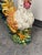 Ceramic Glazed Ceramic Rooster Sculpture, Large For Sale - Image 7 of 12