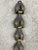 1930s Art Nouveau Two Arms Bronze W Frosted Milk Glass Shades Wall Sconce, a Set of 3 For Sale - Image 10 of 13
