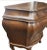 Mid 20th Century Italian Hand Carved Walnut Bombe Chests Nightstands - a Pair For Sale - Image 5 of 13