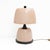 Mid-Century Modern Italian Murano Glass Table Lamps in Blush Pink with Brass Details, 2000, Set of 2 For Sale - Image 3 of 8