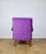 Vintage Loft Armchair in Purple Velvet, 1970 For Sale - Image 4 of 12