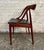 Wood Mid 20th Century Four Danish Teak and Leather Chairs Designed by Johannes Andersen For Sale - Image 7 of 11