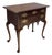 20th-C. Queen Anne Style Carved Mahogany Low Boy / Chest by Councill Craftsman For Sale