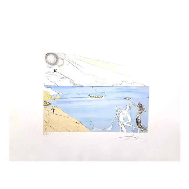 Salvador Dali - The Laurels of Happiness - Original Signed Engraving 1974 For Sale - Image 10 of 11