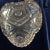 1980s 1980s Heart Shaped Brilliant Cut Crystal Bowl With Scalloped and Saw Tooth Edges For Sale - Image 5 of 6