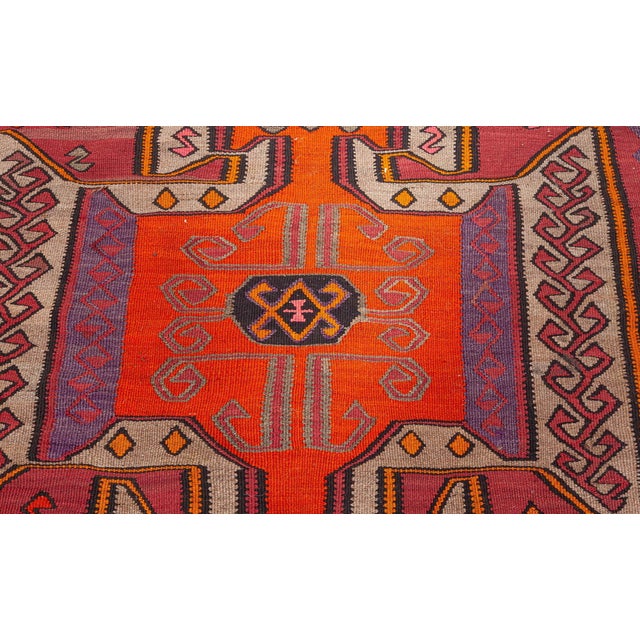 Doris Leslie Blau Vintage Turkish Kilim Rug For Sale In New York - Image 6 of 9