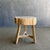 Late 20th Century Vintage Elm Wood Chop Block Table #L03 For Sale - Image 5 of 9