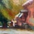 1990s 20th Century European School Oil on Canvas Impressionist Style Cityscape Titled Old Town by Iurie Platon Signed Framed Made in 1997 For Sale - Image 5 of 9