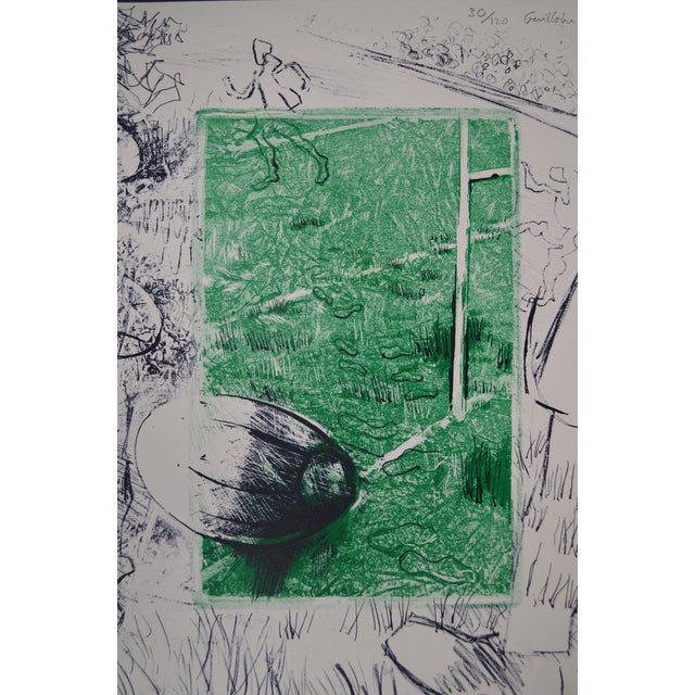 1970s Guillain Siroux “Le Printemps” French Color Print Hand-signed and numbered Guillain Siroux (1933–1988) “Le...