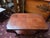 Antique French Art Deco Side Table Parquet Top Oak For Sale In San Diego - Image 6 of 7
