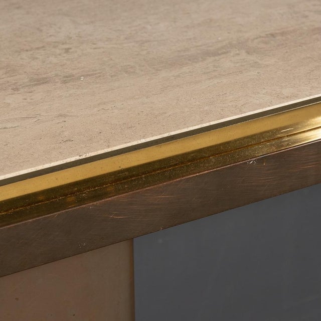 20th Century Continental Belgo Chrome Console Table, 1970s For Sale - Image 11 of 16