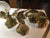 Stiffel Tulip Torchiere Floor Lamp, Matching Hanging Lights 3 & Sconces 3 For Sale In Denver - Image 6 of 7